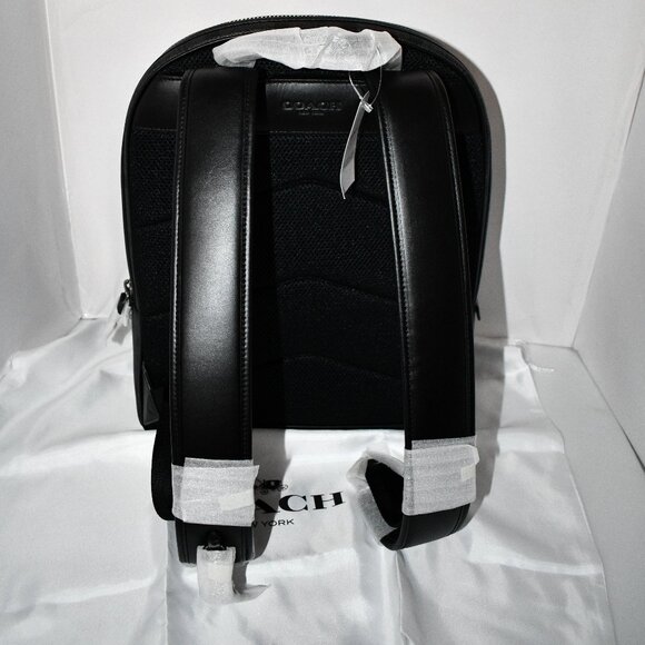COACH Men's Charter Backpack in Charcoal #CP159 CHR NWT - Picture 5 of 8